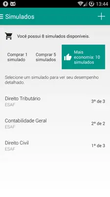 Concurseiro android App screenshot 6